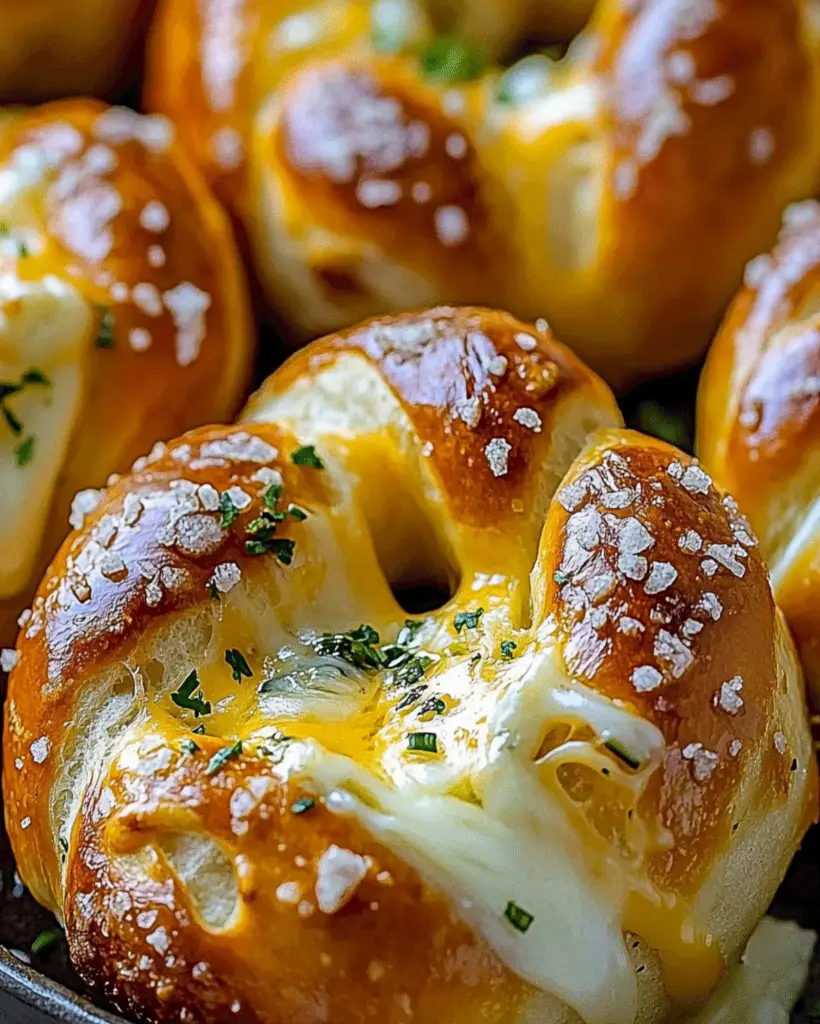 Käsegefüllte Brezeln