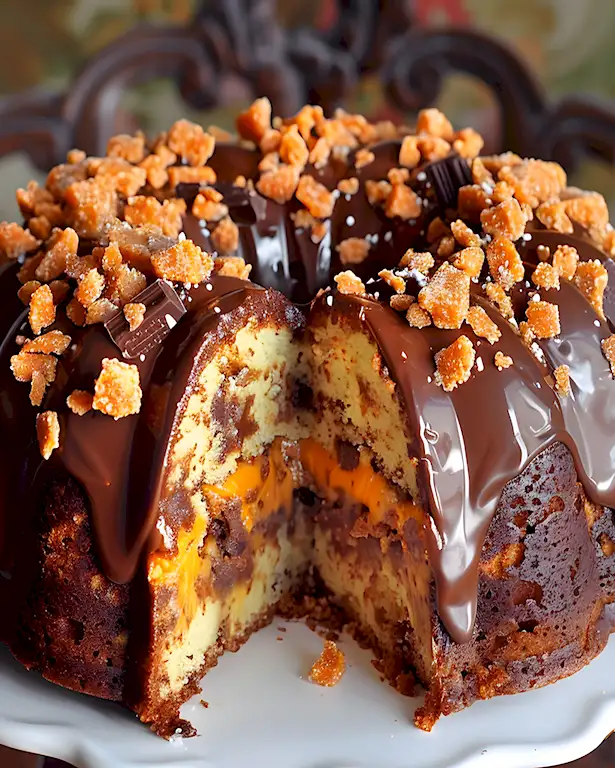 Butterfinger Schokoladen Gugelhupf Rezept