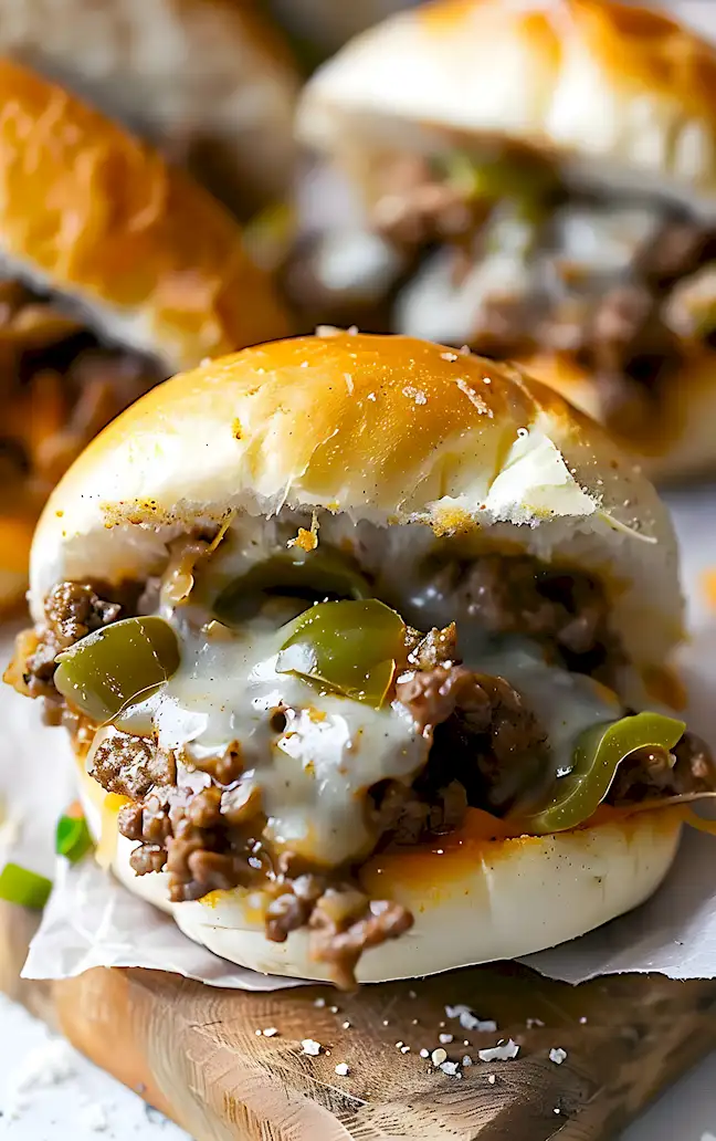 Philly Cheesesteak Sloppy Joes: Herzhaft & Lecker 2 Philly Cheesesteak Sloppy Joes: Herzhaft & Lecker