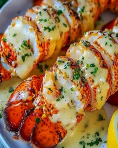Cremige Knoblauchbutter Hummerschwänze Rezept 1 Cremige Knoblauchbutter Hummerschwänze Rezept