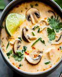 Authentische Thai Kokosnuss Suppe Tom Kha Gai 7 Authentische Thai Kokosnuss Suppe Tom Kha Gai