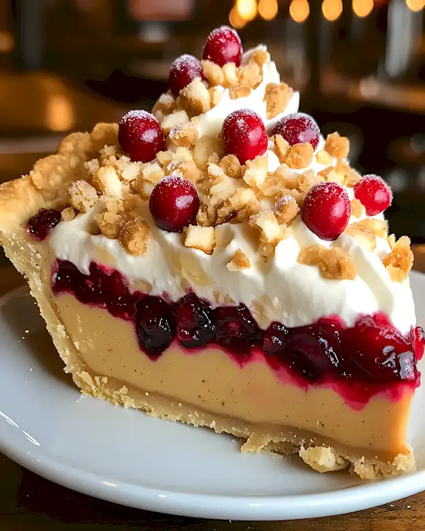 Cremige Cranberry-Butterscotch Torte ohne Backen 2 Cremige Cranberry-Butterscotch Torte ohne Backen