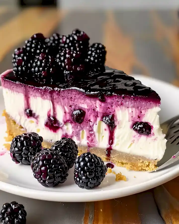 Cremiger Brombeer-Käsekuchen mit frischen Beeren 2 Cremiger Brombeer-Käsekuchen mit frischen Beeren