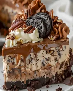 Dekadenter Käsekuchen ohne Backen mit Schoko, Kokos & Pekan 1 Dekadenter Käsekuchen ohne Backen mit Schoko, Kokos & Pekan