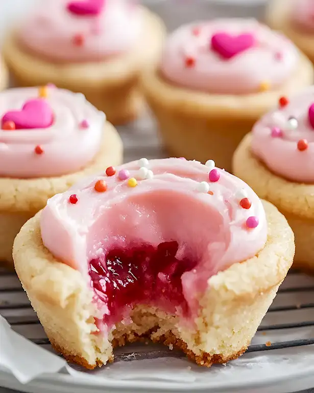 Feine Erdbeer-Keks-Törtchen mit Buttercreme