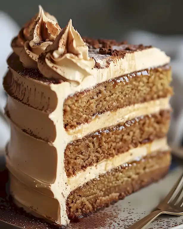 Himmlischer Karamell-Kaffee-Kuchen mit cremiger Buttercreme 2 Himmlischer Karamell-Kaffee-Kuchen mit cremiger Buttercreme