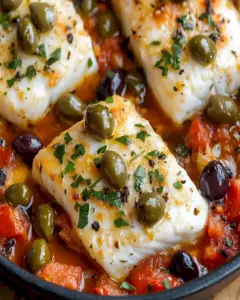 Kabeljau Provençal: Mediterraner Fisch mit Tomaten & Oliven 1 Kabeljau Provençal: Mediterraner Fisch mit Tomaten & Oliven