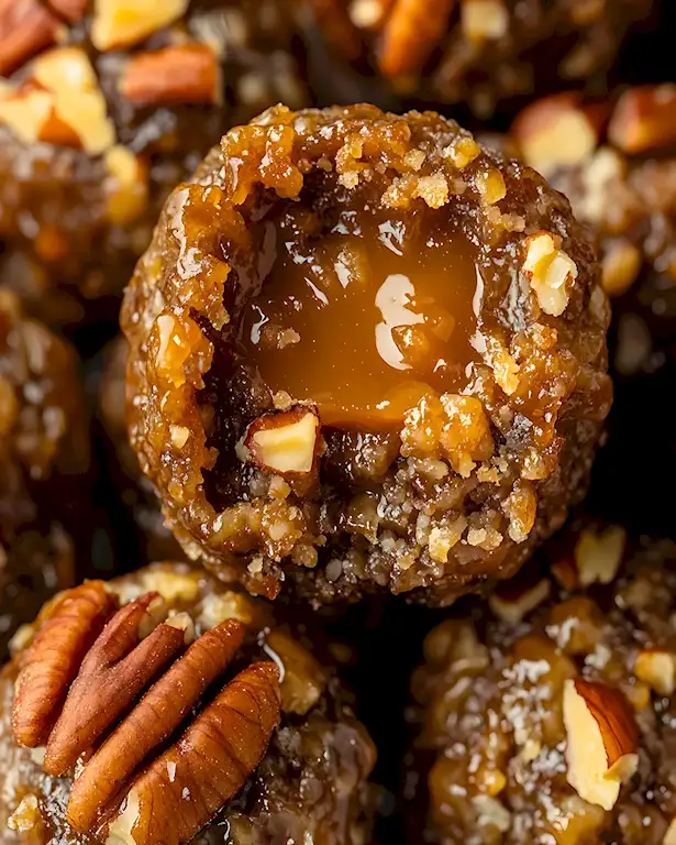 Karamell-Pekan-Bällchen: Einfach & Lecker 2 Karamell-Pekan-Bällchen: Einfach & Lecker