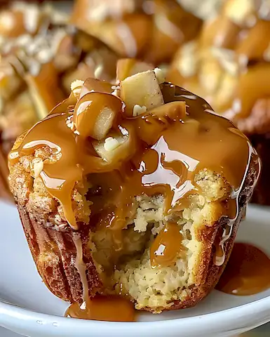 Saftige Apfel-Karamell-Muffins mit Buttermilch 2 Saftige Apfel-Karamell-Muffins mit Buttermilch