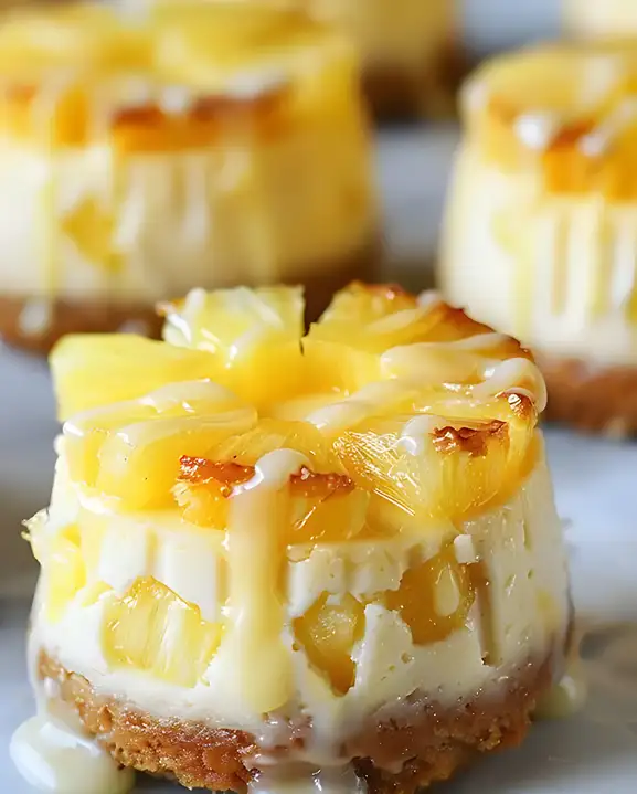 Saftige Mini Ananas Käsekuchen einfach backen 2 Saftige Mini Ananas Käsekuchen einfach backen