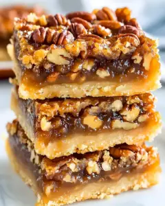 Saftige Pekannuss-Riegel mit Mürbeteigboden 2 Saftige Pekannuss-Riegel mit Mürbeteigboden