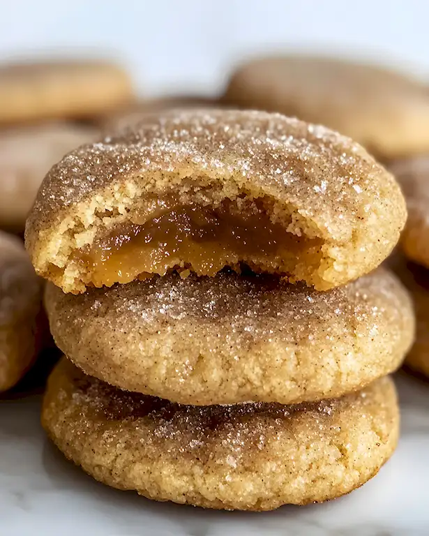Saftige Zimt-Kekse mit Apfelbutter-Füllung 2 Saftige Zimt-Kekse mit Apfelbutter-Füllung