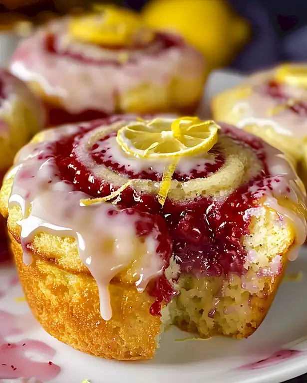 Saftige Zitronen-Himbeer Muffins einfach backen 2 Saftige Zitronen-Himbeer Muffins einfach backen