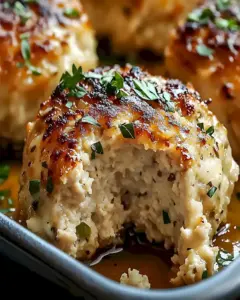Saftiger Hähnchen-Hackbraten mit Knoblauch und Parmesan 5 Saftiger Hähnchen-Hackbraten mit Knoblauch und Parmesan