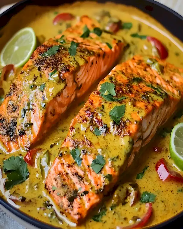 Schneller Karibischer Kokos Curry Lachs 2 Schneller Karibischer Kokos Curry Lachs
