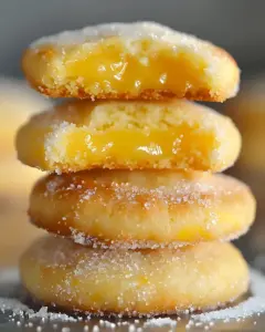 Sonnige Zitronenplätzchen mit cremiger Füllung