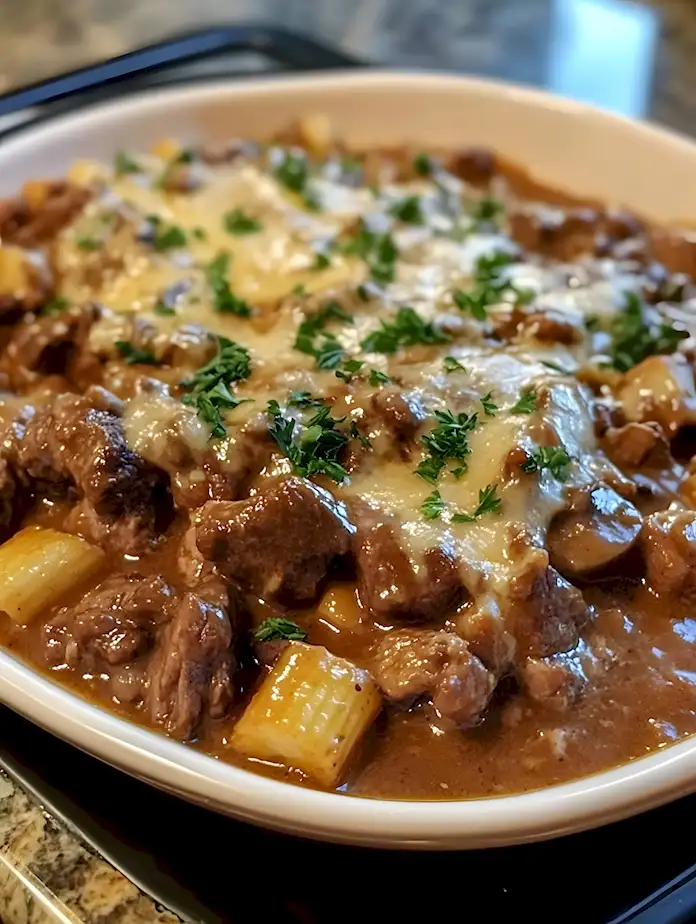 Zartes Rindergeschnetzeltes mit cremiger Pilzsauce