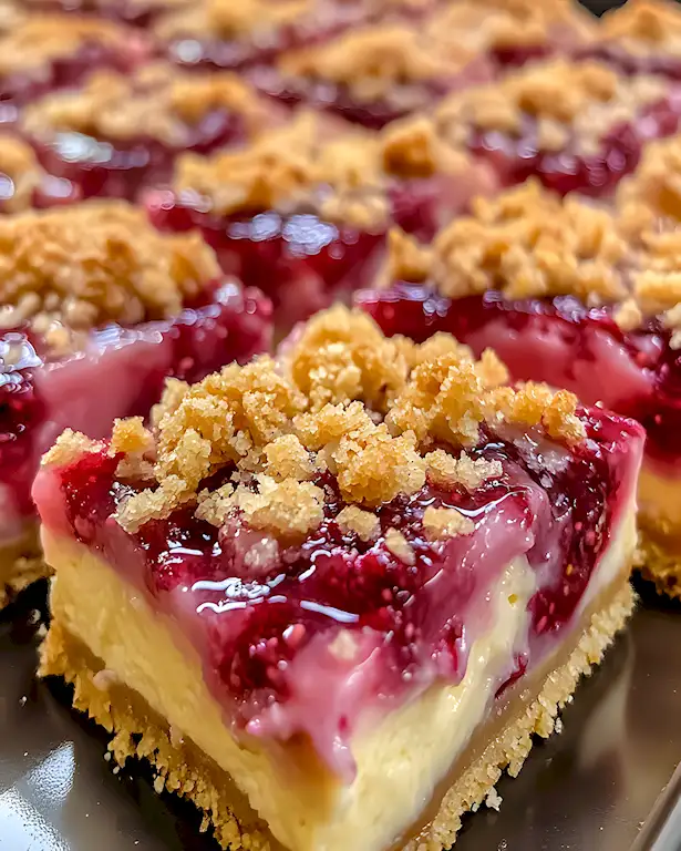 Zitronen-Himbeer Käsekuchen Schnitten mit Streuseln 2 Zitronen-Himbeer Käsekuchen Schnitten mit Streuseln