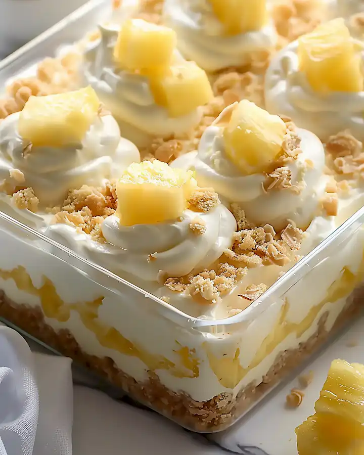 Ananas-Sahne-Dessert ohne Backen: Tropische Köstlichkeit 2 Ananas-Sahne-Dessert ohne Backen: Tropische Köstlichkeit