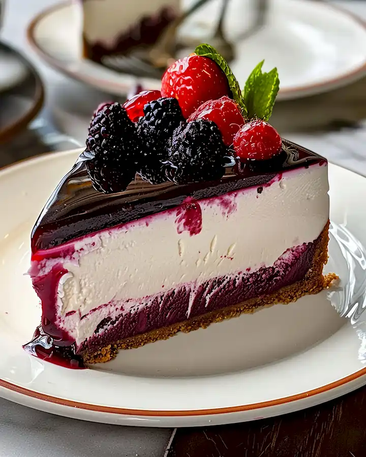 Beeren-Käsekuchen: Ein fruchtiger Genuss 2 Beeren-Käsekuchen: Ein fruchtiger Genuss