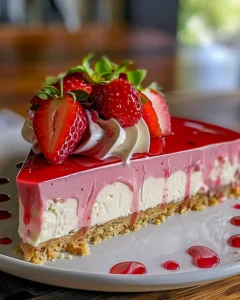 Cremiger Erdbeer Käsekuchen mit fruchtigem Topping 6 Cremiger Erdbeer Käsekuchen mit fruchtigem Topping