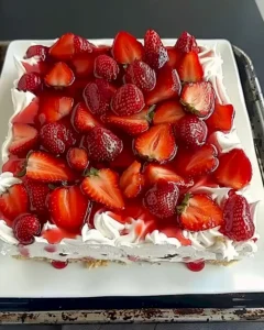 Erdbeer-Frischkäse Kühlschranktorte Ein Sommergenuss