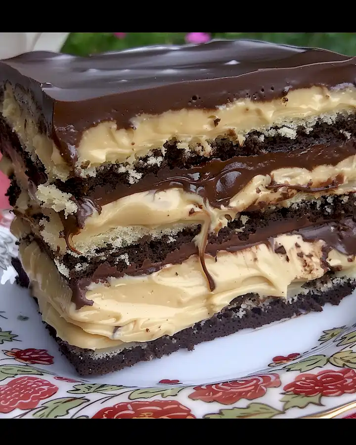 Erdnussbutter-Schoko-Eclair-Kuchen: Einfach & Lecker 2 Erdnussbutter-Schoko-Eclair-Kuchen: Einfach & Lecker