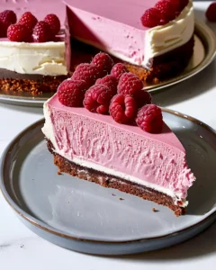 Himmlischer Käsekuchen mit leichter Himbeer-Mousse