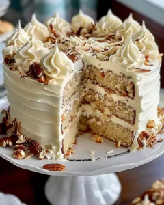 Italienischer Sahnekuchen Traumhaft Cremig und Nussig 1 Italienischer Sahnekuchen Traumhaft Cremig und Nussig