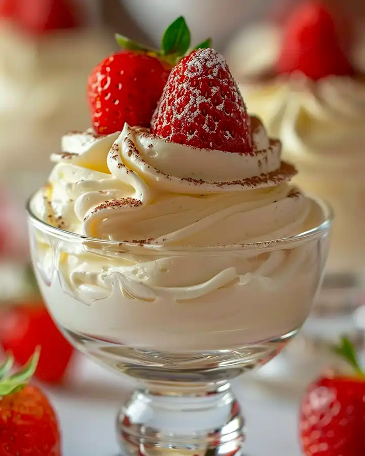 Luftige Käsekuchen Mousse: Einfach & Köstlich 2 Luftige Käsekuchen Mousse: Einfach & Köstlich