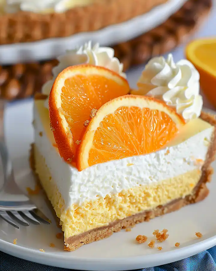 Orangen-Cremeeis Käsekuchen ohne Backen: Einfach & Lecker 2 Orangen-Cremeeis Käsekuchen ohne Backen: Einfach & Lecker