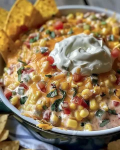 Schneller Cremiger Mexikanischer Mais-Dip für Partys 1 Schneller Cremiger Mexikanischer Mais-Dip für Partys