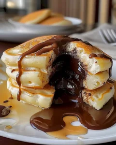 Schokoladenpfannkuchen: Flauschig, Gefüllt & Köstlich 1 Schokoladenpfannkuchen: Flauschig, Gefüllt & Köstlich