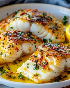 Zarter Kabeljau mit aromatischer Zitronenbutter