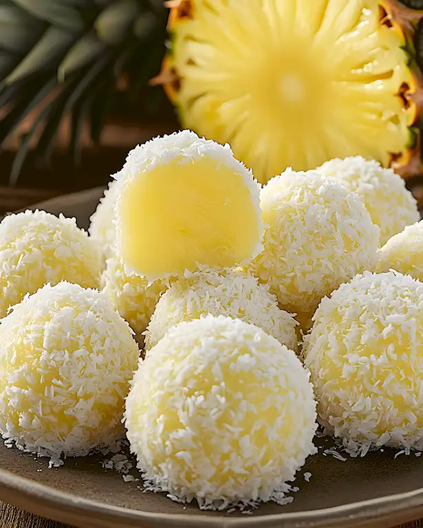 Ananas Weihnachtskugeln Tropischer Genuss ohne Backen 2 Ananas Weihnachtskugeln Tropischer Genuss ohne Backen