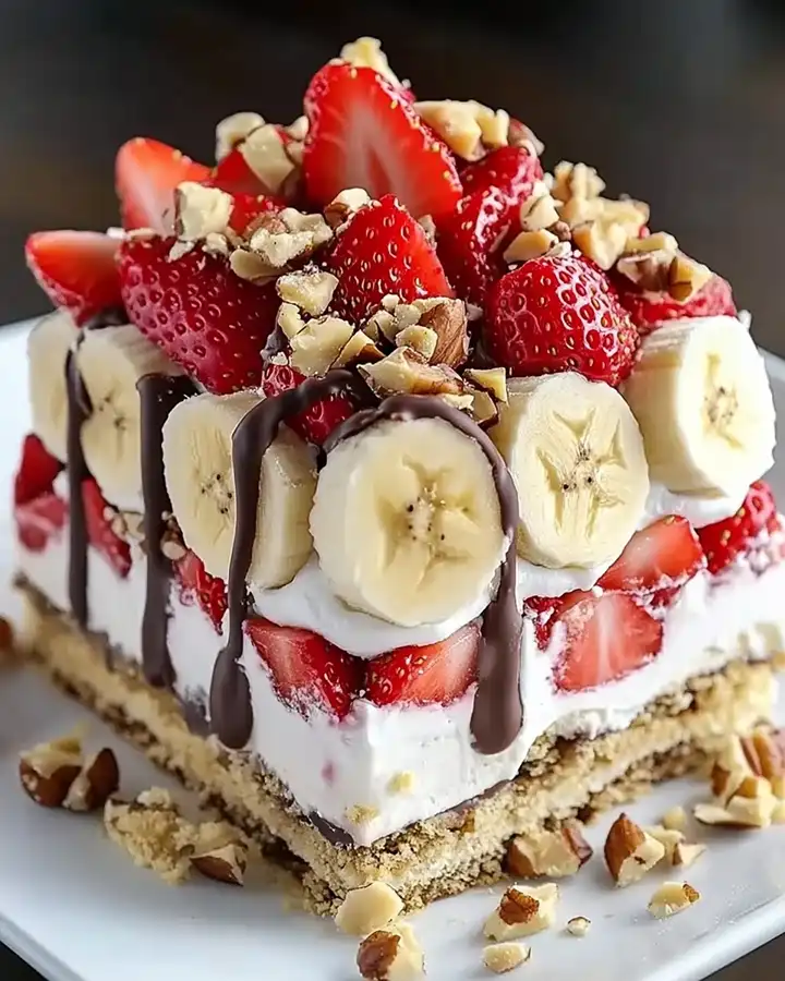 Bananensplit Kuchen ohne Backen Einfach Lecker 2 Bananensplit Kuchen ohne Backen Einfach Lecker