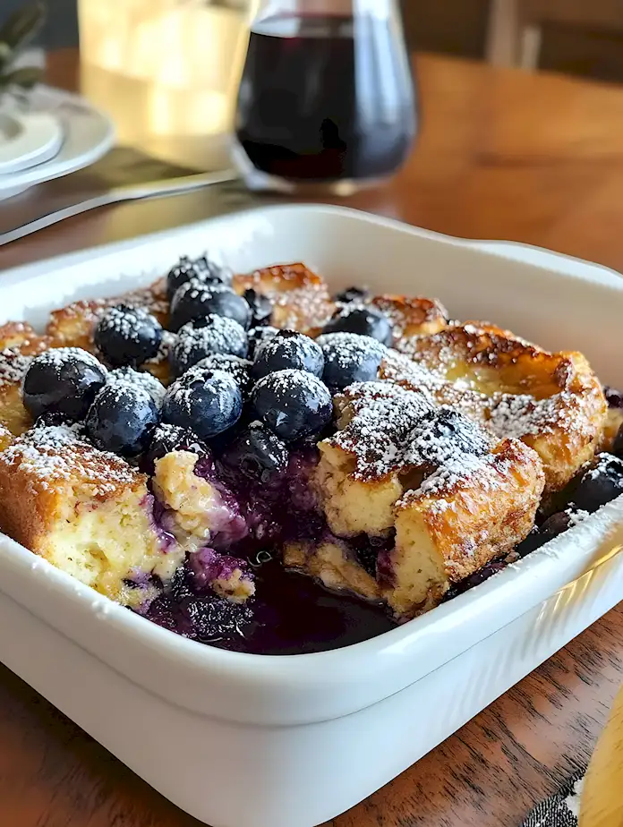 Blaubeer French Toast Auflauf Ein Frühstückstraum 2 Blaubeer French Toast Auflauf Ein Frühstückstraum
