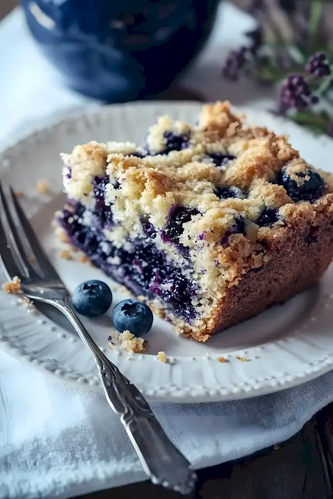 Blaubeerkuchen mit Streuseln Einfaches Rezept für Kaffeekuchen 2 Blaubeerkuchen mit Streuseln Einfaches Rezept für Kaffeekuchen