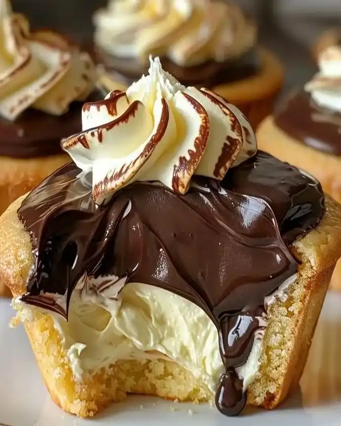 Boston Cream Pie Cupcakes Einfach Selbstgemacht 2 Boston Cream Pie Cupcakes Einfach Selbstgemacht