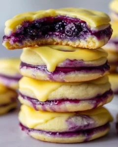 Blaubeer-Zitronen-Sandwich-Kekse: Sommerliche Köstlichkeit zum Genießen