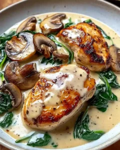 Cremiges Hähnchen in Spinat-Parmesan Soße – Einfach Lecker 1 Cremiges Hähnchen in Spinat-Parmesan Soße – Einfach Lecker