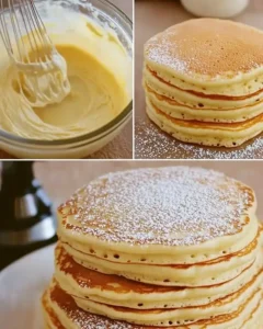 Fluffige Amerikanische Pfannkuchen Rezept für Frühstücksglück