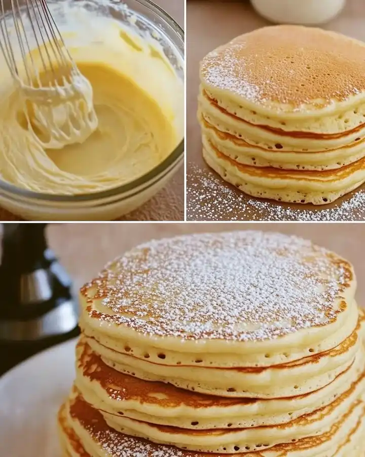 Fluffige Amerikanische Pfannkuchen Rezept für Frühstücksglück 2 Fluffige Amerikanische Pfannkuchen Rezept für Frühstücksglück
