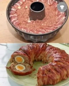 Hackbraten mit Überraschungsei Rezept für die Familie