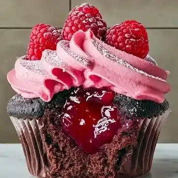 Himbeer Cupcakes mit cremiger Füllung – Einfach lecker 2 Himbeer Cupcakes mit cremiger Füllung – Einfach lecker