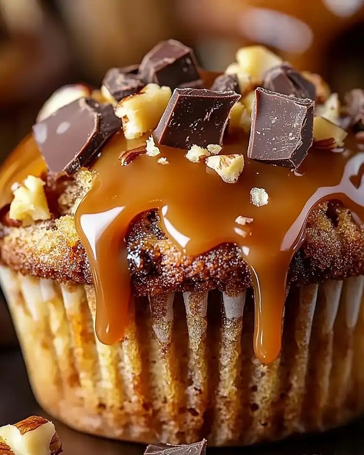 Karamell-Schoko Muffins mit Salz – Einfach Köstlich 2 Karamell-Schoko Muffins mit Salz – Einfach Köstlich