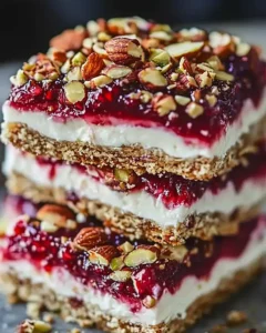 Kirsch-Pistazien-Käsekuchen: Saftige Schnitten zum Genießen 5 Kirsch-Pistazien-Käsekuchen: Saftige Schnitten zum Genießen