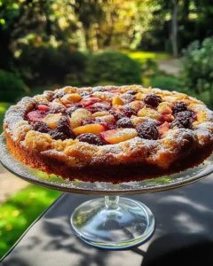 Omas Zwetschgenkuchen mit knusprigen Zimtstreuseln