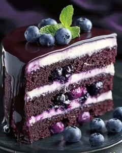 Saftiger Blaubeer-Schokoladenkuchen Einfach Schnell Gebacken 1 Saftiger Blaubeer-Schokoladenkuchen Einfach Schnell Gebacken
