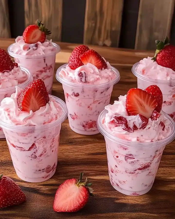 Schnelles Erdbeer-Joghurt Dessert: Sommer im Glas 2 Schnelles Erdbeer-Joghurt Dessert: Sommer im Glas